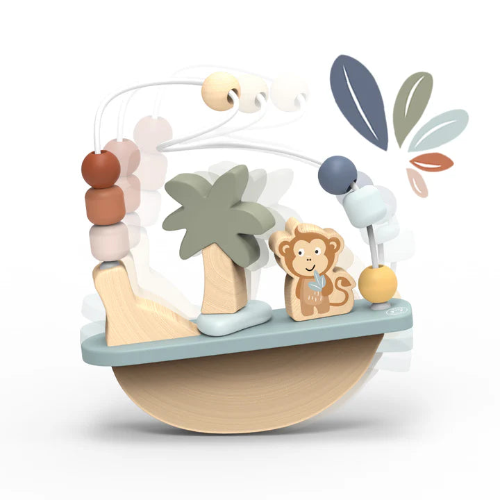 Speedy Monkey - Rocking Beads Maze - Mabel & Fox