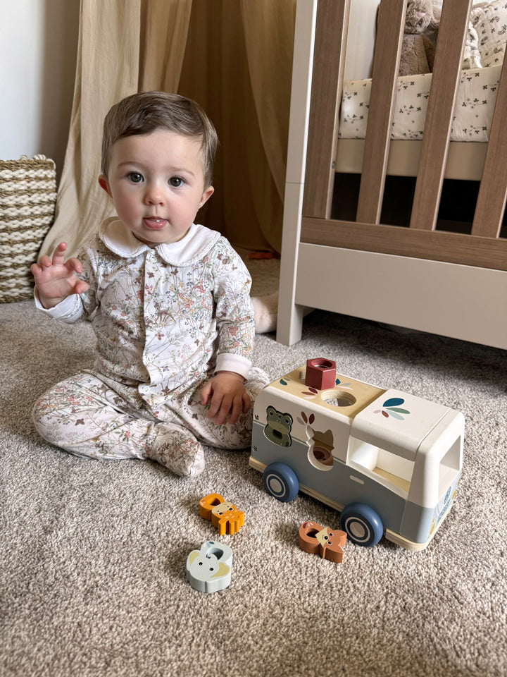 Speedy Monkey - Van Shape Sorter - Mabel & Fox