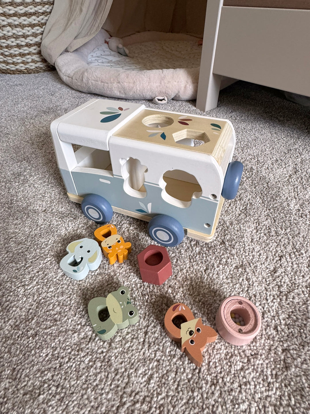 Speedy Monkey - Van Shape Sorter - Mabel & Fox