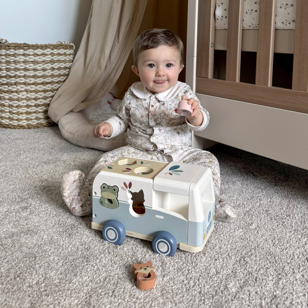 Speedy Monkey - Van Shape Sorter - Mabel & Fox