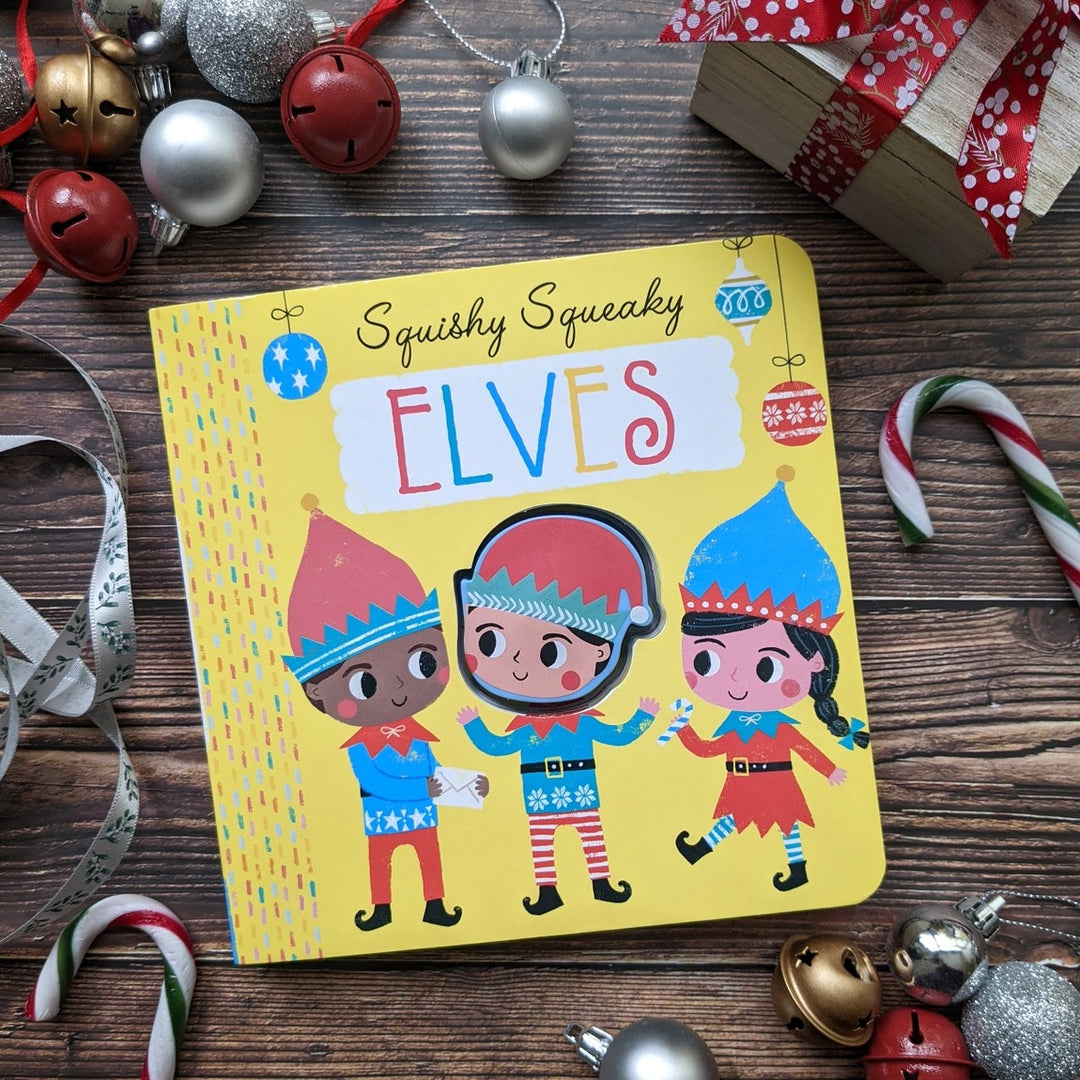 Squishy Squeaky Elves - Silicone Sound Book - Mabel & Fox