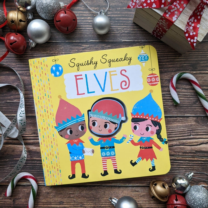 Squishy Squeaky Elves - Silicone Sound Book - Mabel & Fox
