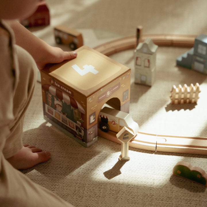 Little Dutch - Stacking Blocks and Cars