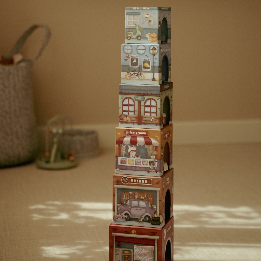 Little Dutch - Stacking Blocks and Cars