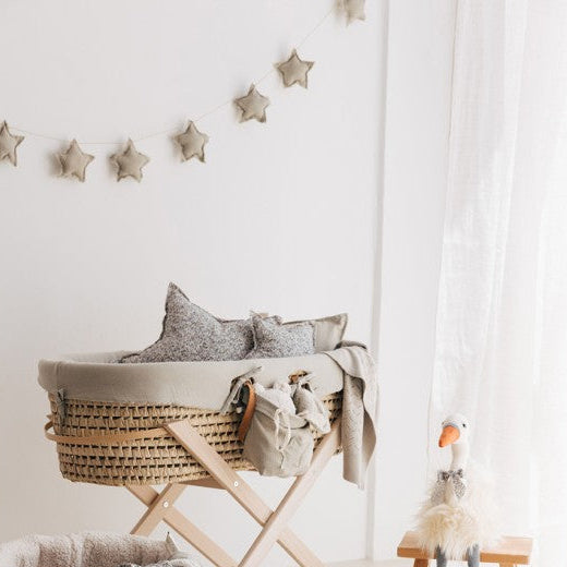 Babyshower – Stars Banderole – Dune Powder - Mabel & Fox