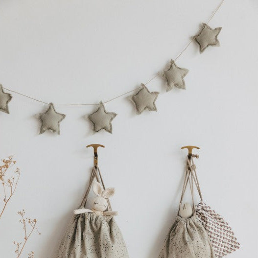 Babyshower – Stars Banderole – Dune Powder - Mabel & Fox