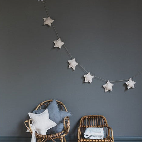 Babyshower – Stars Banderole – Ivory Powder - Mabel & Fox