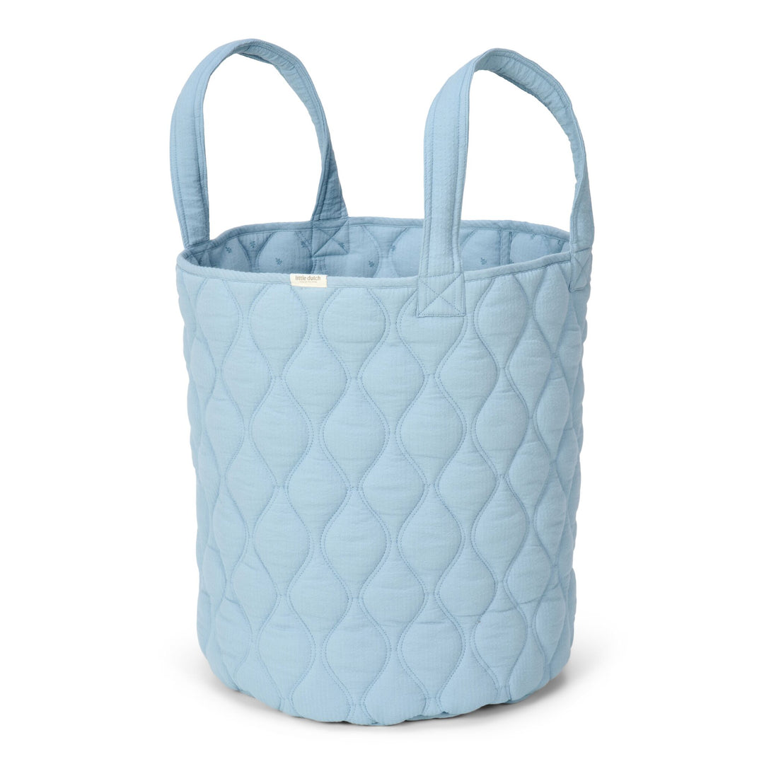 Little Dutch - Large Storage Basket - Pure Denim Blue - Mabel & Fox