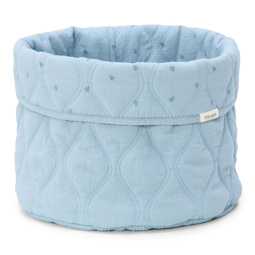Little Dutch - Medium Storage Basket - Pure Denim Blue - Mabel & Fox