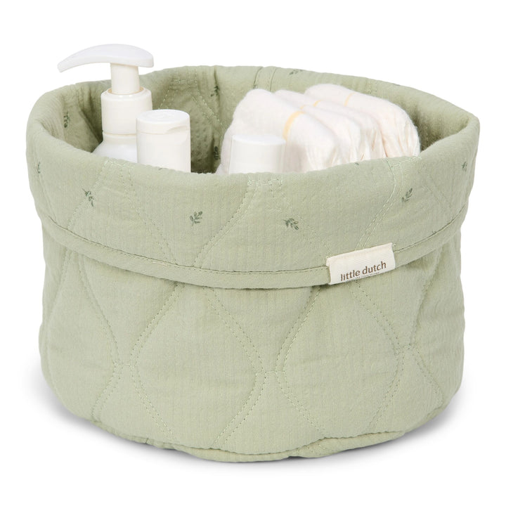 Little Dutch - Small Storage Basket - Pure Sage