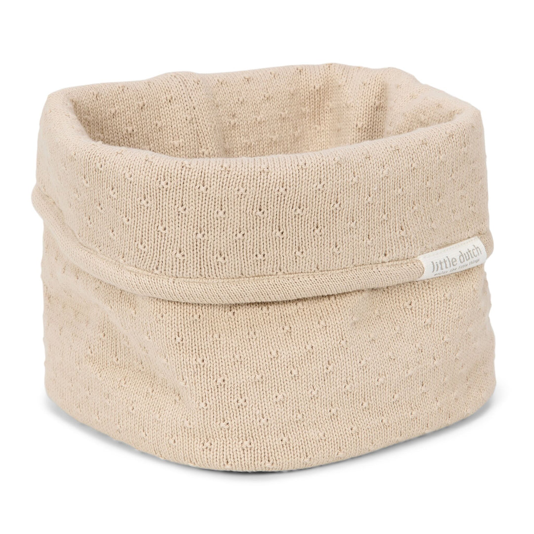 Little Dutch - Small Storage Basket - Pure Soft Beige