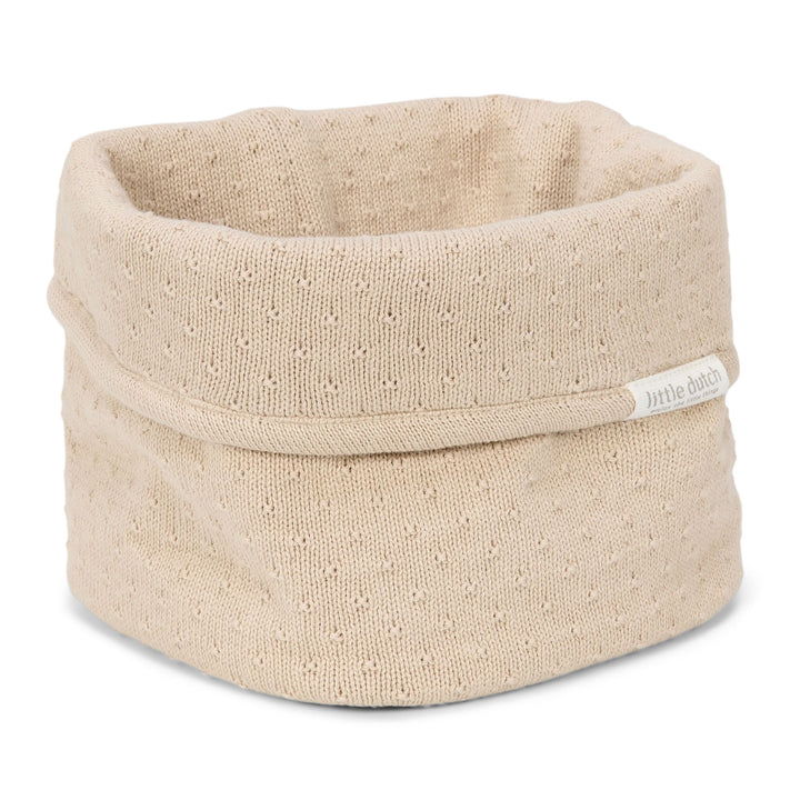 Little Dutch - Small Storage Basket - Pure Soft Beige