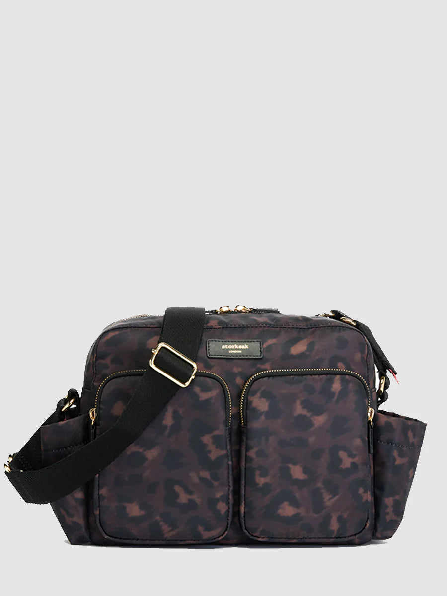 Storksak Stroller Bag Leopard Mabel Fox