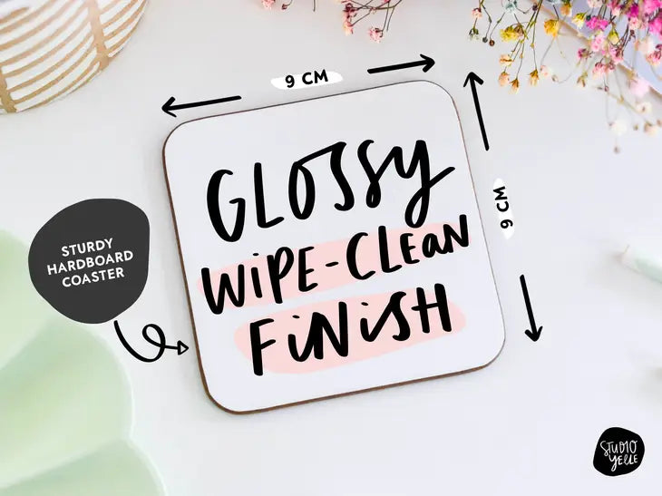 Studio Yelle - Coaster - First Father's Day - Mabel & Fox