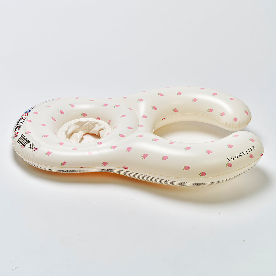 Sunnylife – Baby Float Together Seat – Strawberry Sunshine - Mabel & Fox