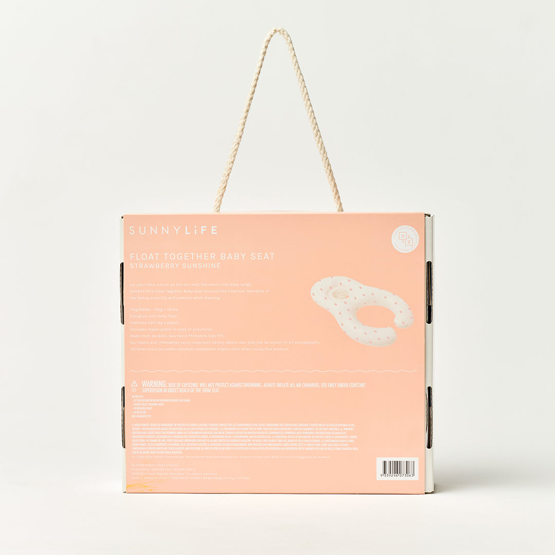 Sunnylife – Baby Float Together Seat – Strawberry Sunshine - Mabel & Fox