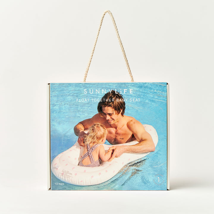 Sunnylife – Baby Float Together Seat – Strawberry Sunshine - Mabel & Fox