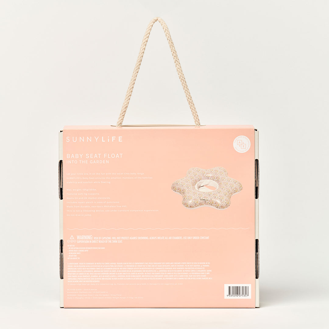 Sunnylife – Baby Seat Float – Into the Garden Ditsy Floral - Mabel & Fox