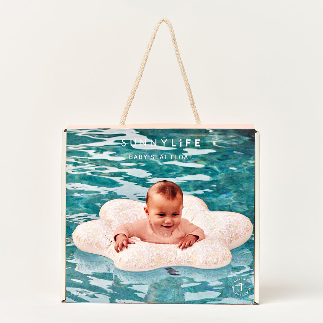 Sunnylife – Baby Seat Float – Into the Garden Ditsy Floral - Mabel & Fox