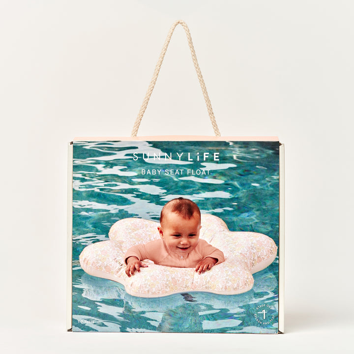 Sunnylife – Baby Seat Float – Into the Garden Ditsy Floral - Mabel & Fox