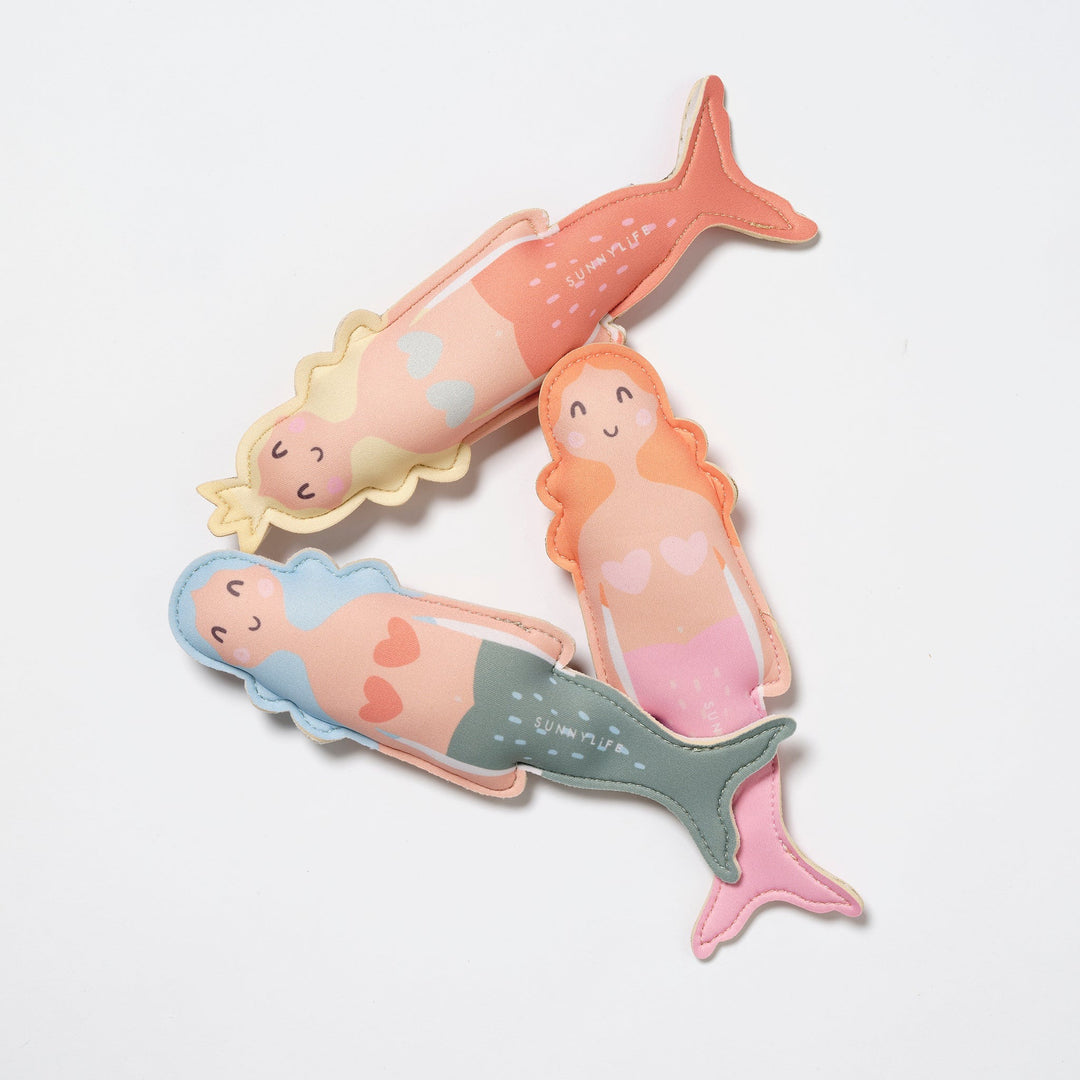 Sunnylife - Dive Buddies - Melody The Mermaid - Set Of 3 - Mabel & Fox
