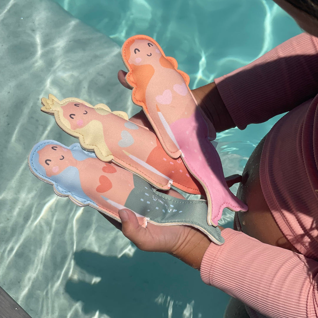 Sunnylife - Dive Buddies - Melody The Mermaid - Set Of 3 - Mabel & Fox