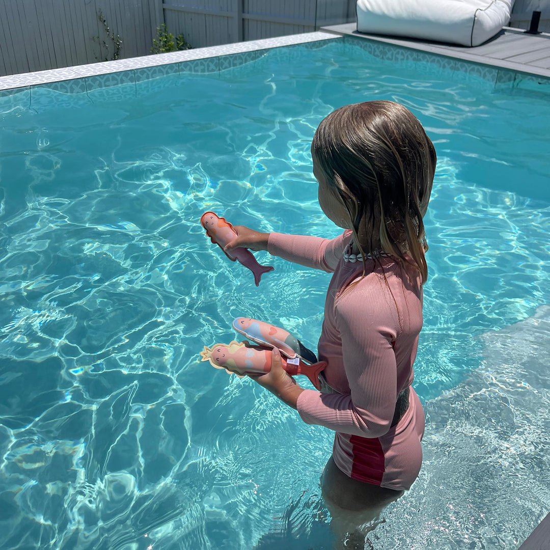 Sunnylife - Dive Buddies - Melody The Mermaid - Set Of 3 - Mabel & Fox