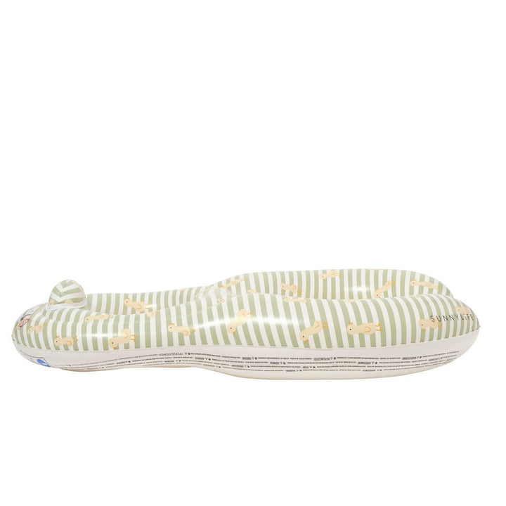 Sunnylife – Float Together Baby Seat – Duck Sage Stripe - Mabel & Fox