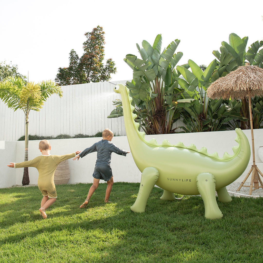 Sunnylife – Giant Sprinkler – Dino Into the Wild Khaki - Mabel & Fox