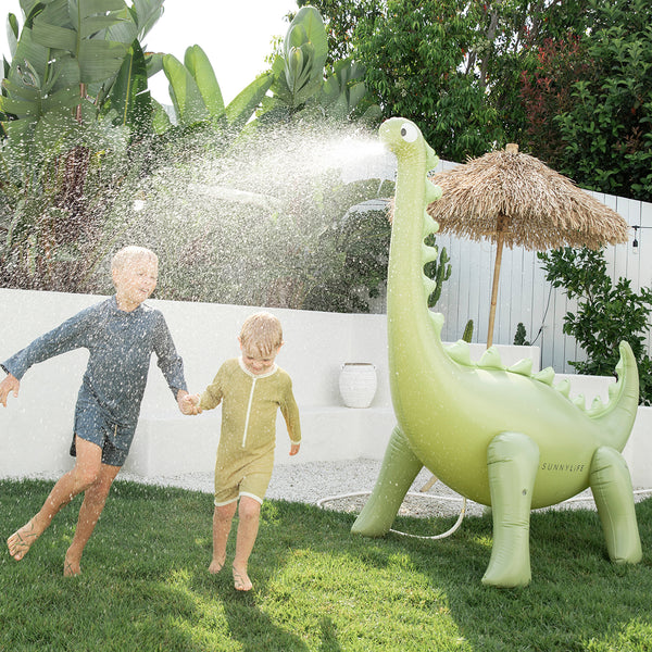 Sunnylife – Giant Sprinkler – Dino Into the Wild Khaki - Mabel & Fox
