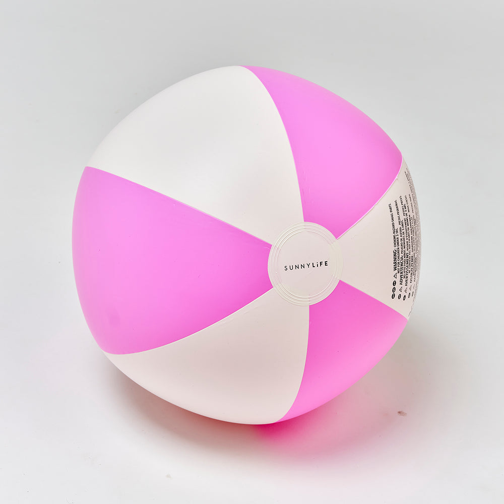 Sunnylife – Inflatable Beach Ball – Zest Magenta - Mabel & Fox