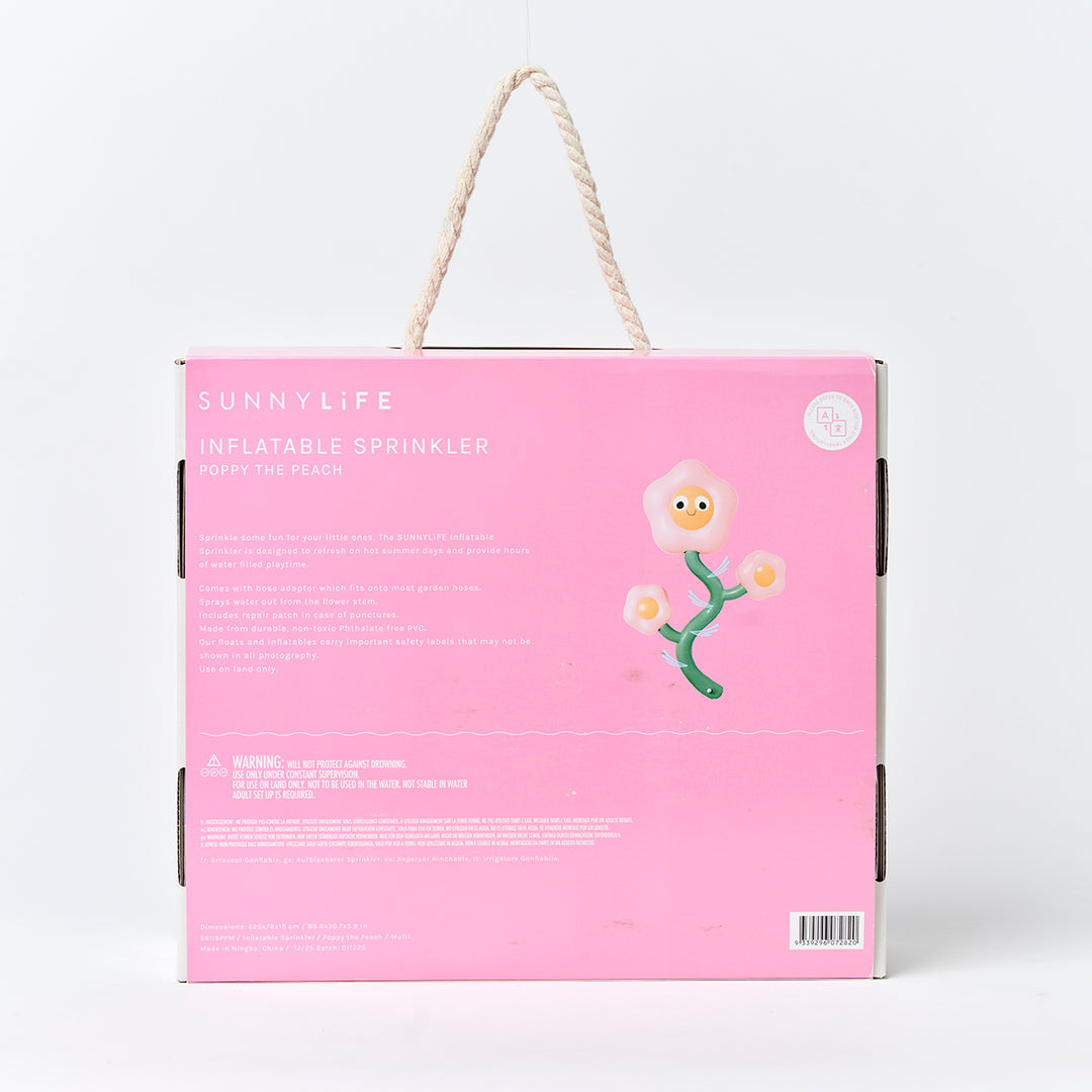 Sunnylife – Inflatable Sprinkler – Poppy the Peach - Mabel & Fox