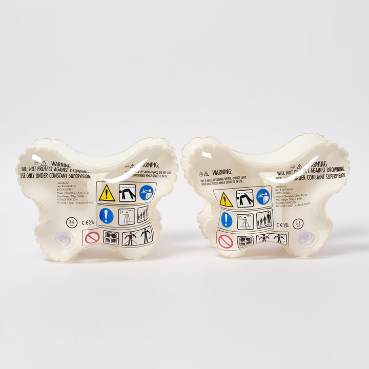 Sunnylife – Kids Inflatable Arm Bands – Cotton Candy Glitter - Mabel & Fox