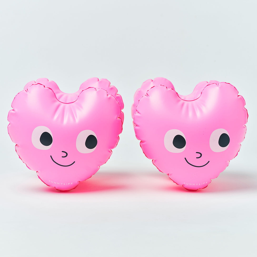 Sunnylife – Kids Inflatable Arm Bands – Poppy the Peach Pink - Mabel & Fox