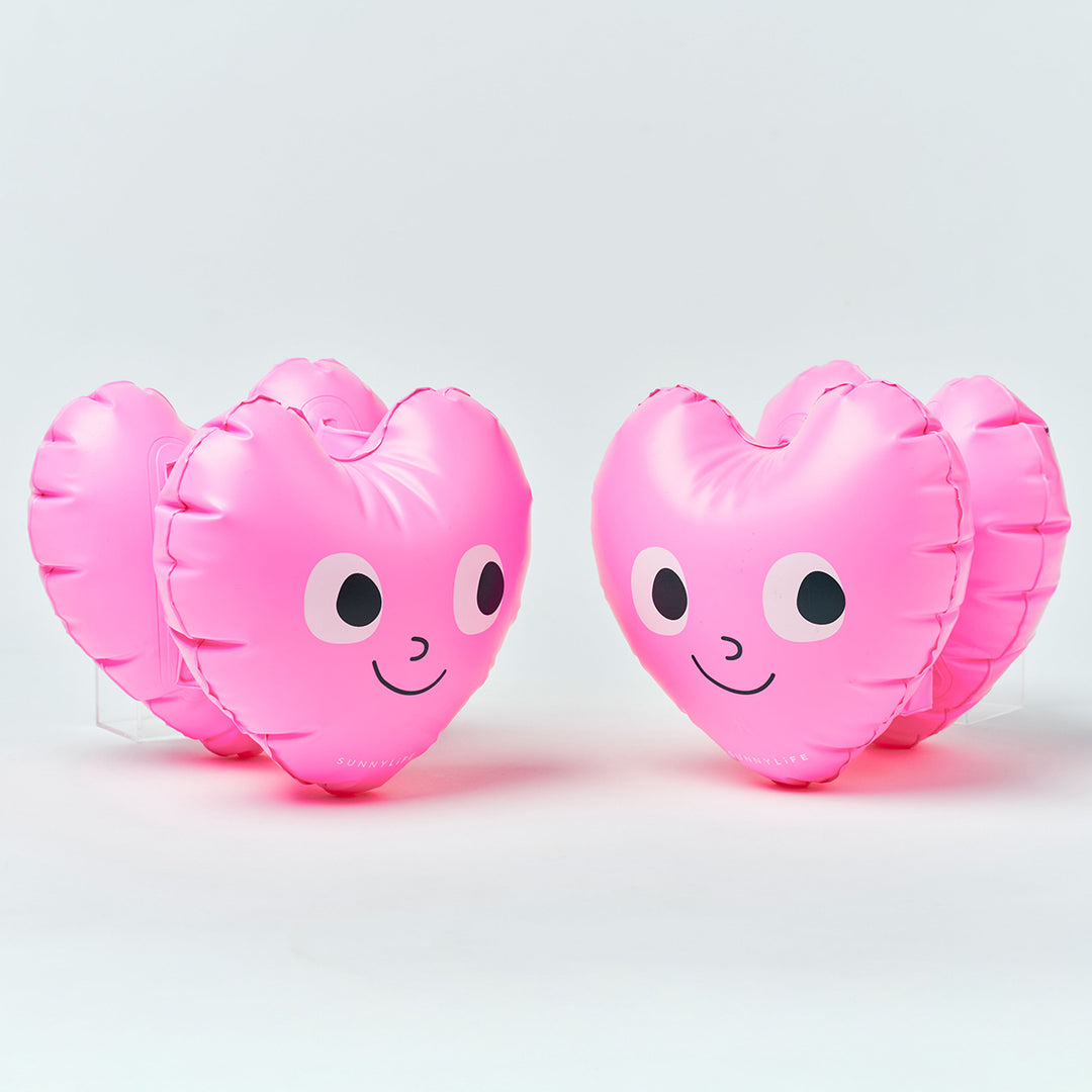 Sunnylife – Kids Inflatable Arm Bands – Poppy the Peach Pink - Mabel & Fox