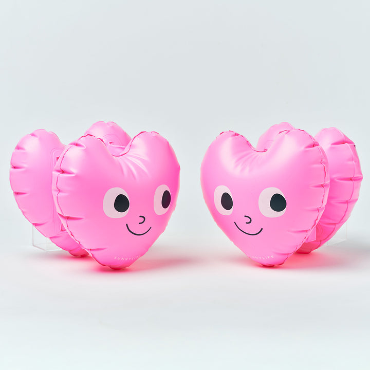Sunnylife – Kids Inflatable Arm Bands – Poppy the Peach Pink - Mabel & Fox