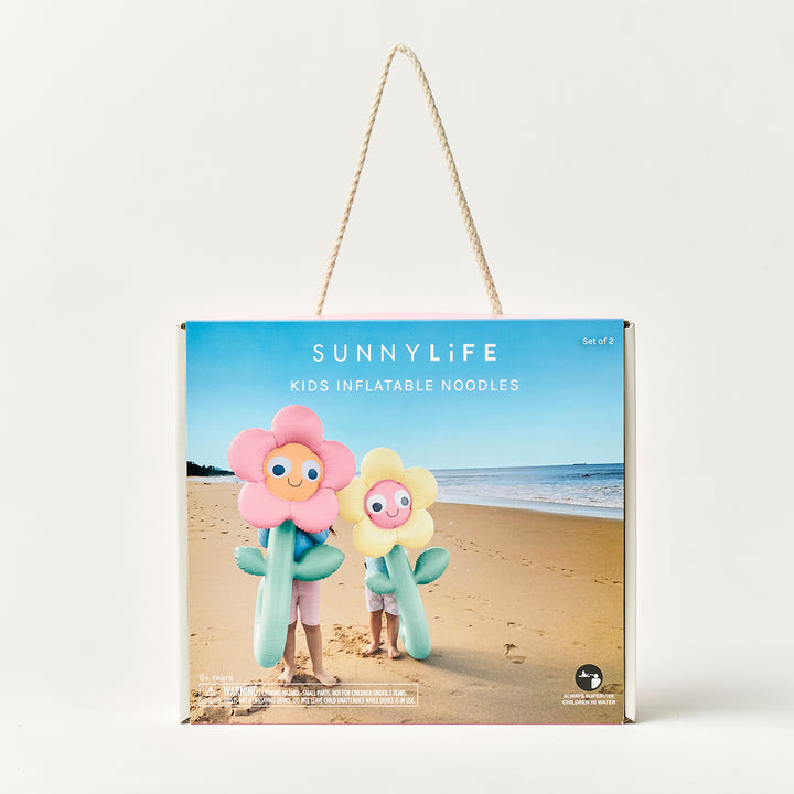 Sunnylife – Kids Inflatable Noodle – Poppy the Peach (Set of 2) - Mabel & Fox