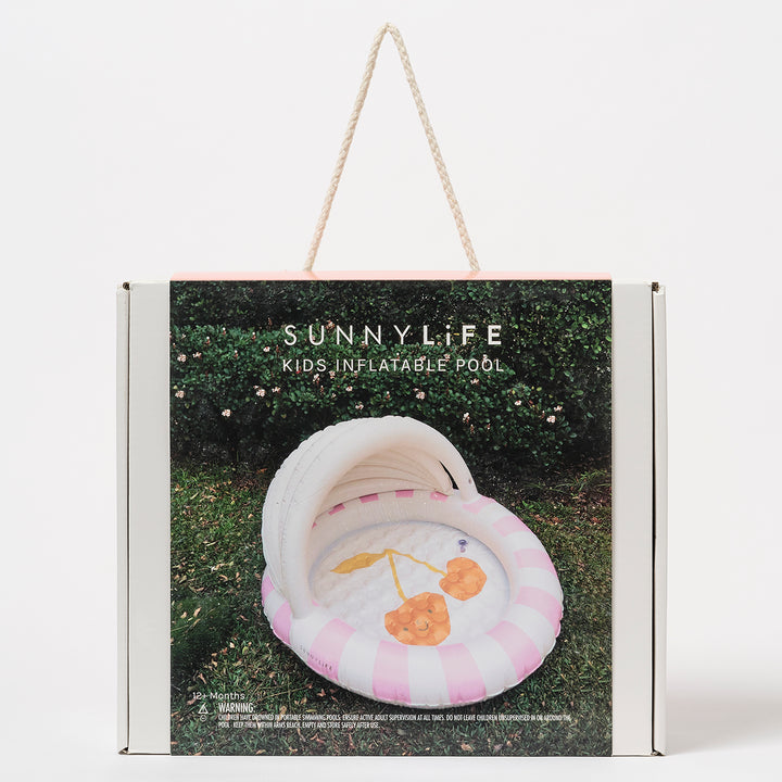 Sunnylife – Kids Inflatable Pool – Cotton Candy Cherry - Mabel & Fox