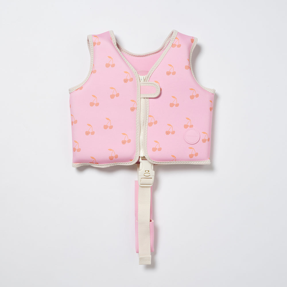 Sunnylife – Kids Swim Vest – Cotton Candy Cherry - Mabel & Fox