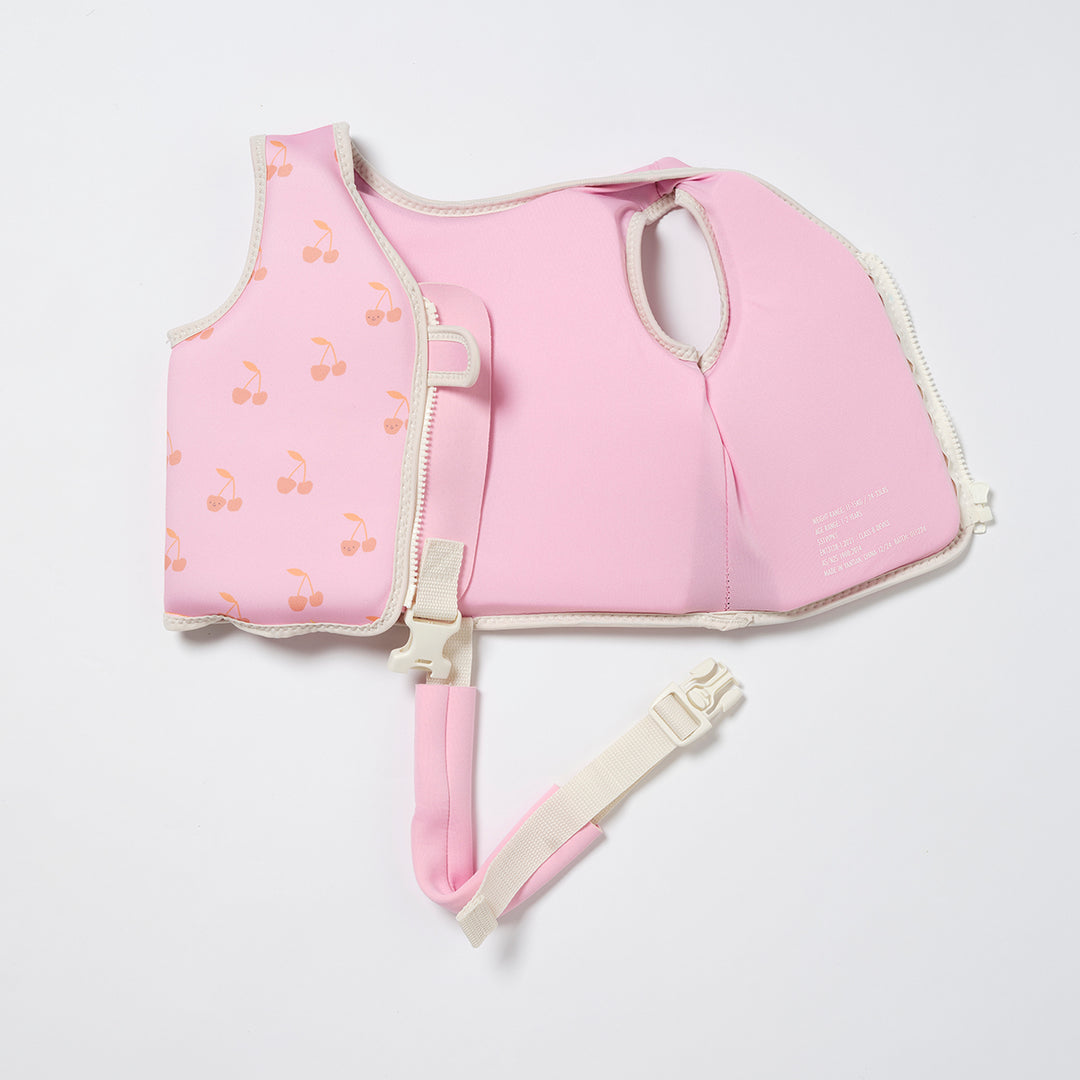Sunnylife – Kids Swim Vest – Cotton Candy Cherry - Mabel & Fox