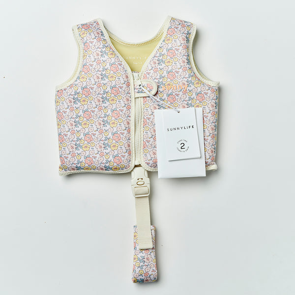 Sunnylife – Kids Swim Vest – Into the Garden Ditsy Floral - Mabel & Fox
