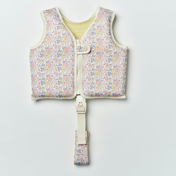 Sunnylife – Kids Swim Vest – Into the Garden Ditsy Floral - Mabel & Fox