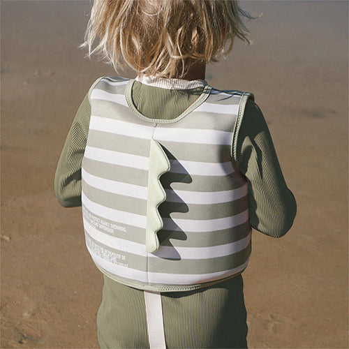 Sunnylife – Kids Swim Vest – Into the Wild Khaki - Mabel & Fox