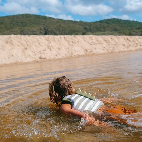 Sunnylife – Kids Swim Vest – Into the Wild Khaki - Mabel & Fox