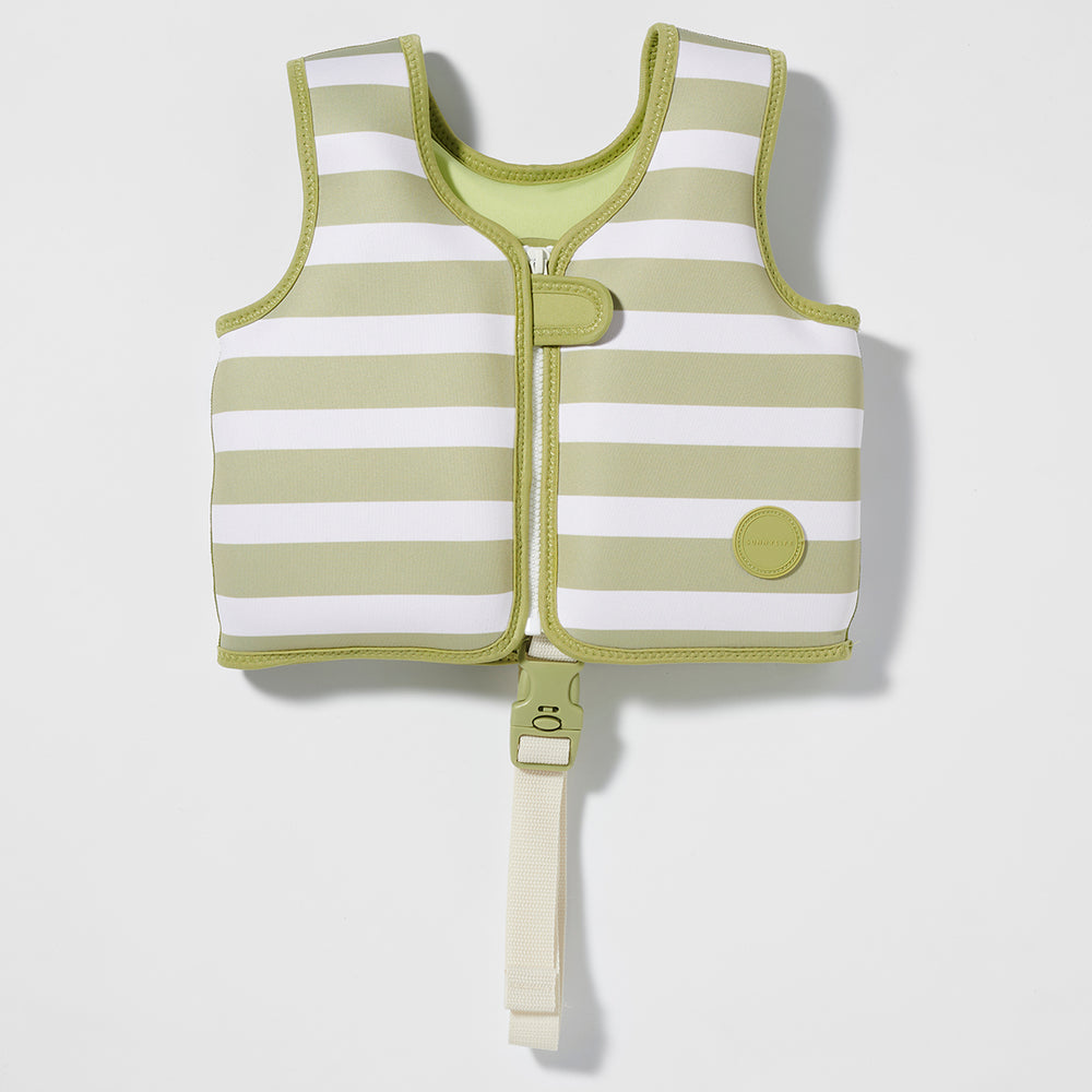 Sunnylife – Kids Swim Vest – Into the Wild Khaki - Mabel & Fox