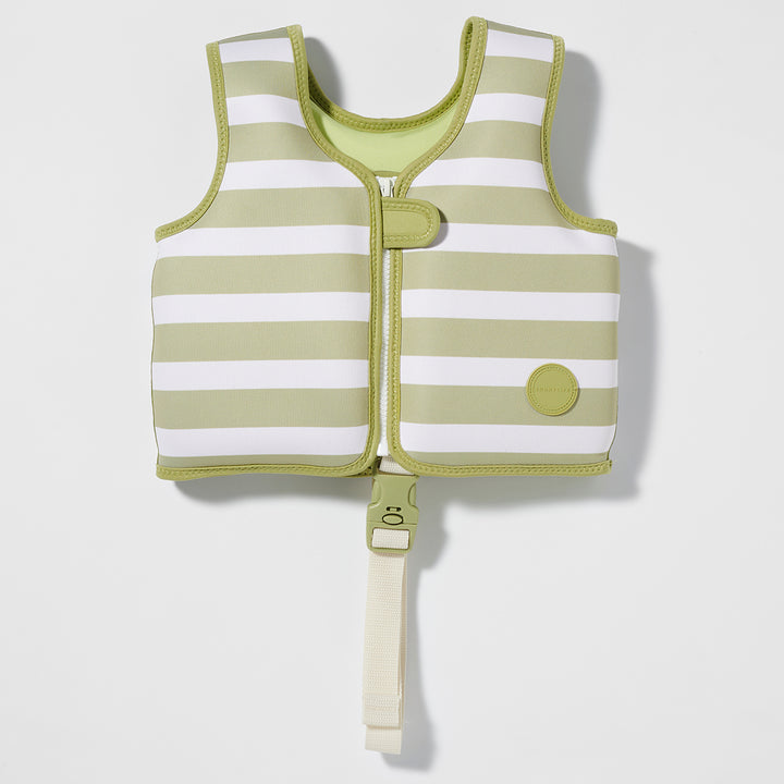 Sunnylife – Kids Swim Vest – Into the Wild Khaki - Mabel & Fox