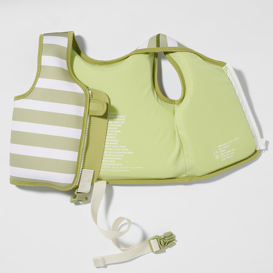 Sunnylife – Kids Swim Vest – Into the Wild Khaki - Mabel & Fox