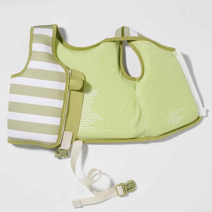 Sunnylife – Kids Swim Vest – Into the Wild Khaki - Mabel & Fox