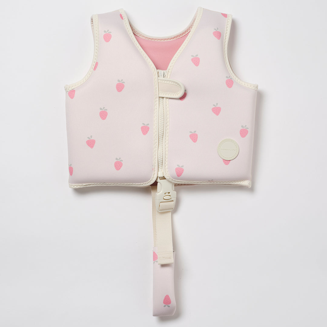 Sunnylife – Kids Swim Vest – Strawberry Sunshine - Mabel & Fox