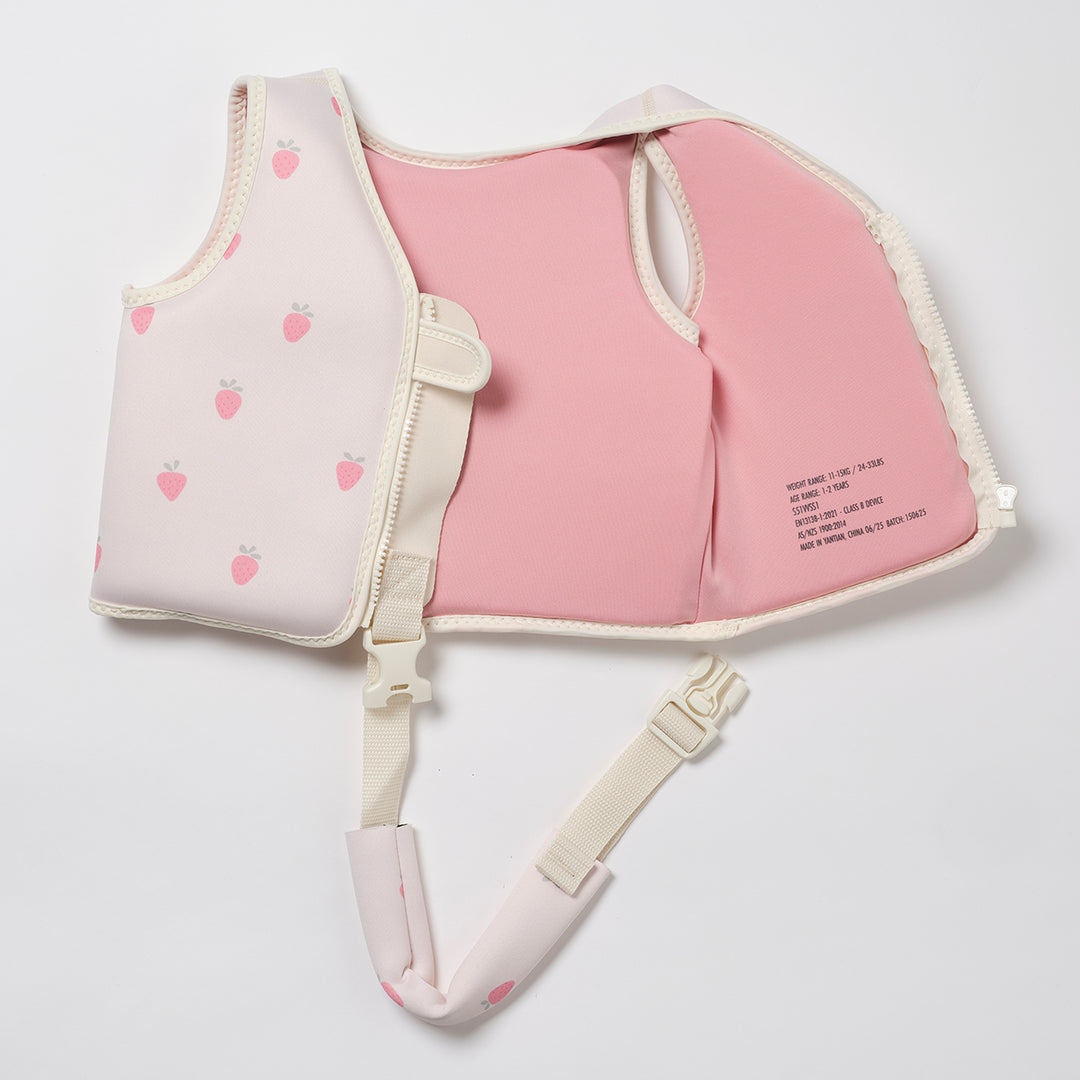 Sunnylife – Kids Swim Vest – Strawberry Sunshine - Mabel & Fox